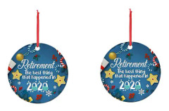 Personliga Formades Dekorationer Hängande Ornament För Juldekoration