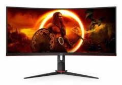 AOC G2 CU34G2XP, 86,4 cm (34"), 3440 x 1440 pixlar, UltraWide Quad HD, LED, 1 ms, Svart