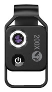 200x Förstoringsmikroskoplins utan mobil LED-lampa Mini fickmakrolinser för alla smartphones