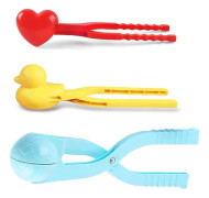 3 stycken vinter-snöboll, sandboll, snöbollspress, plast-snöbollstänger, snöbollform, snöbollssläde, snöbolltillverkare, barnsnöbollverktyg