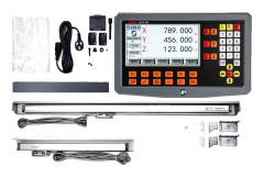Digitalt avläsningssystem, 0,005mm upplösning, LCD-display, 2/3 axelalternativ,3-axlig DRO-kit