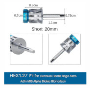 Dental Universal Implant Momentnyckel Skruvmejslar Tand Implantat Restaurering Verktygssats 10-70ncm
