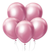 Platinumballonger Rosa 5-pack