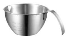 Rostfritt Stål Sil med Handtag, Flera Storlekar Salladsskål, Lätt att Rengöra Fina Mask Sil, Bakskål Set
