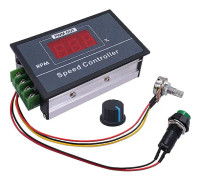 PWM DC Motorhastighetsregulator med digital display 30A PWM Justerbar hastighet Steglös regulator