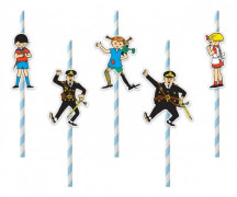 Pippi Långstrump Sugrör 5-pack