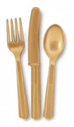 Bestick guld 18-pack