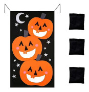 Hängande Pumpa-Kastspelet för Vuxna och Barn Halloween Party Dekoration Roliga Rekvisita