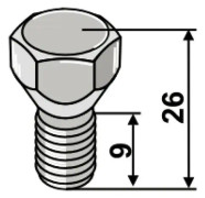 Bult, 12 x 26 mm
