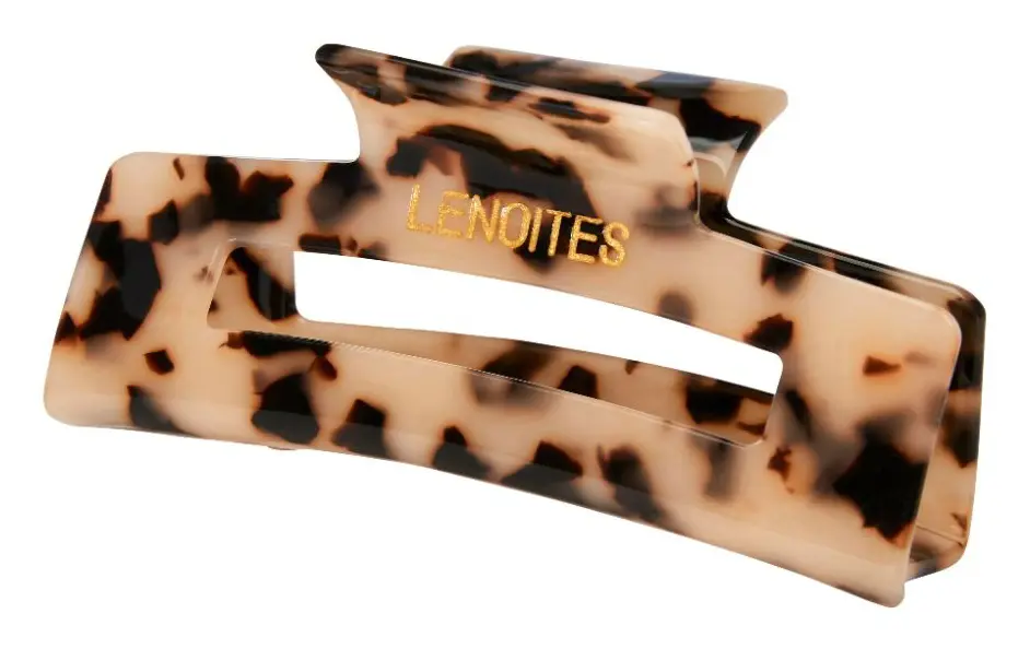 Lenoites Premium Eco-Friendly Hair Claw Nude Leopard