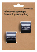 Bookman Snap Band Reflectors Black 2 st