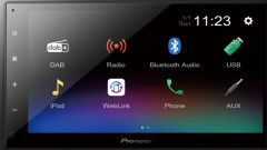 Pioneer DMH-A340DAB Bilstereo Dubbel-DIN Anslutning för rattfjärrkontroll, Anslutning för backkamera, Bluetooth, DAB+ Tuner