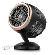 350W USB-driven värmefläkt, bärbar fläkt, snabb uppvärmning, termostat, hem