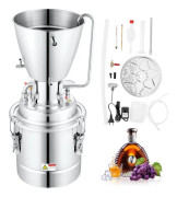 18 Gal Alkohol Destillator Maskinbryggningsutrustning DIY Whisky Hemdestilleri