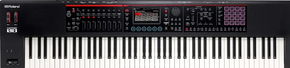 Roland Fantom-08 88 Synthesizer (svart)