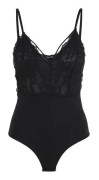 Pieces Nichelle bodysuit för kvinnor - svart - M