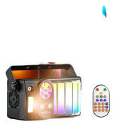 RGB LED Scenljus, 40W Effekt, Flera Kontrolllägen,EU-kontakt