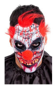 Hänsynslös clownmask - RUBIE'S - TU - Vuxen - Halloween - Zombie - Svart