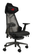 ASUS ROG Destrier Ergo - Spelstol - armstöd - T-formad - lutning - svängtapp - aluminiumlegering - svart