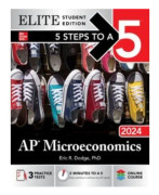 5 Steps to a 5: AP Microeconomics 2024 Elite Student Edition