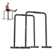 Dip Bar, 200 kg kapacitet, robust dipstation med justerbar höjd, fitness, parallella stänger för styrketräning hemma.