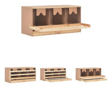The Living Store Värprede 3 fack 96x40x45 cm massiv furu - Äggkläckningsmaskiner