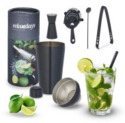 cocktailshakerset i 5 delar
