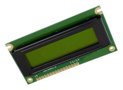 Display Elektronik LC-display Gulgrøn (B x H x T) 84 x 44 x 7.6 mm