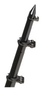 Taco Metals Tele-outrigger Pole Deluxe Aluminium Svart