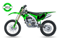 Ufo Stokes Kawasaki Kxf 250 21-22 Plastkit