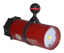 Nanight Video Sport Dyklampa Röd