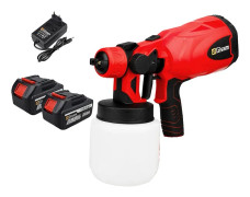 Gisam Elektrisk Sprutpistol, Högtrycksapplicator, 800ML Koppvolym,Blå2 Litet Batteri