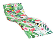 vidaXL Dyna till solsäng flerfärgad 180x60x3 cm oxfordtyg