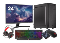 VIST Speldator PC Gaming Ryzen 5 5600G - RAM 32Gb - SSD 1TB M.2 - WIFI - 24" - W11 Pro