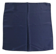 Dolce & Gabbana Elegant Silk Pocket Square in Lustrous Blue
