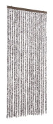 vidaXL Insektsdraperi brun och beige 56x200 cm chenille