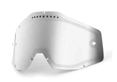 100percent For Racecraft/accuri/strata Ersättningslinser Silver Vented Dual/CAT3