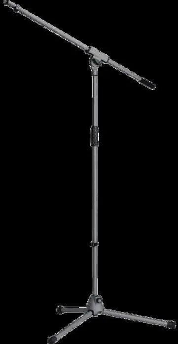  K&M 21060 Soft-Touch Microphone Stand, Grey