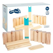 Viking Chess Viking Kubb Wooden Family Social Arcade Game + Väska
