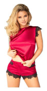 Kalimo - komplet phai - claret - L - komplet phai-Claret-L Pijamaset, Burgundy, L för kvinnor