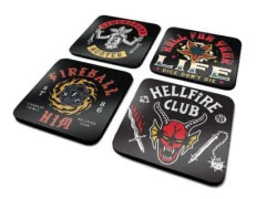 Stranger Things 4 Coaster 4-Pack Hellfire Club