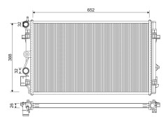 Kylare, motorkylning - audi, seat, skoda, vw - OE 6R0121253D, 6R0121253G, 6R0121253H