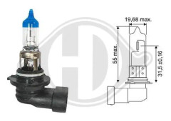 Glödlampa, fjärrstrålkastare DIEDERICHS LID10068