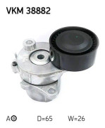 Spännrulle, Drivrem, Höger upptill, Höger nedtill - mercedes-benz - OE 651 200 04 70, 651 200 18 70