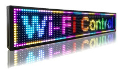 P10 Utomhus LED-skylt, WiFi-programmerbar, stöd för flera språk, högupplöst rullande display