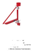 Elektrisk Hiss Stödram, Hög Lastkapacitet, 180° Rotation,300-600 kg