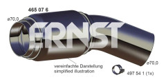 Flexrör, avgassystem ERNST 465076