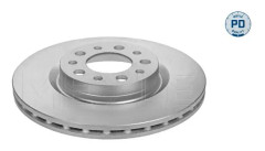 Bromsskiva Ventilerad, Bakaxel Meyle 15-15 523 0004/PD - alfa romeo - OE 46843611, 50532944, 50545300