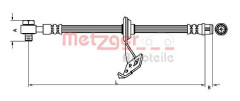 Bromsslang METZGER 4116207