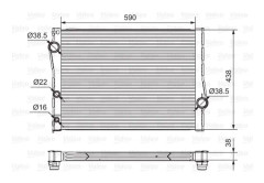 Kylare, motorkylning - bmw x5 [e70, f15, f85], x6 [e71, e72, f16, f86] - OE 17 11 7 533 472, 17117533472